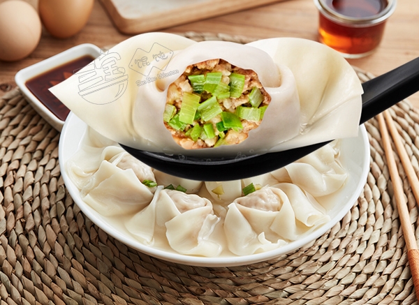 三宝大葱鲜肉馄饨
